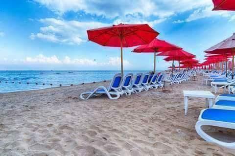 Chalet Porto South Beach - Beach Front Sea View Ain Sukhna Esterno foto