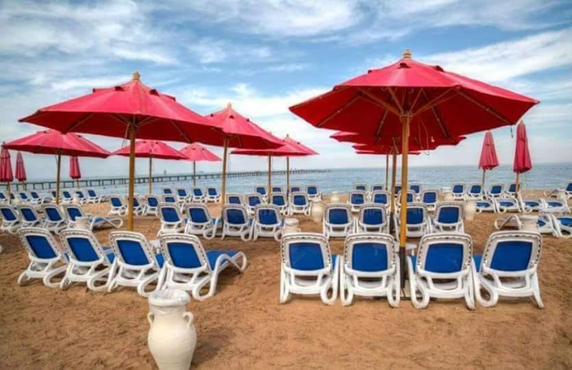 Chalet Porto South Beach - Beach Front Sea View Ain Sukhna Esterno foto